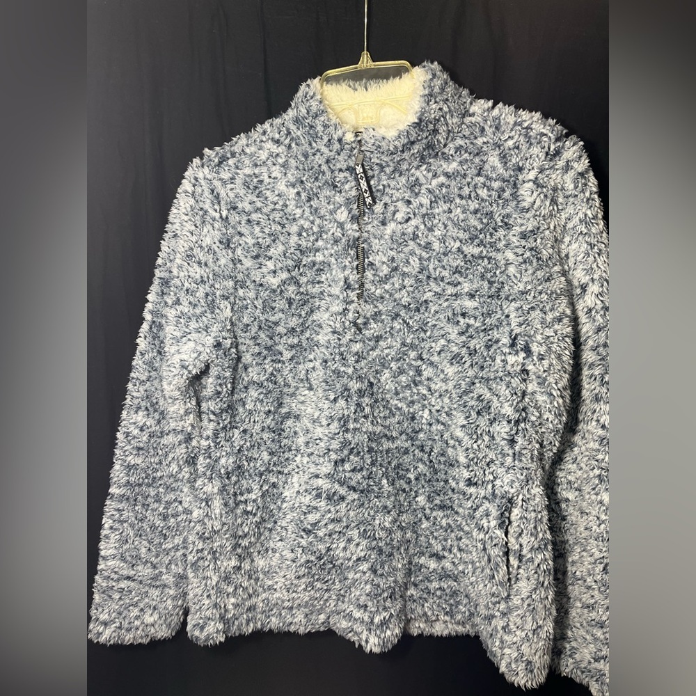 Time and Tru Women's Small Size Snow Tipped Quarter Zip Jacket